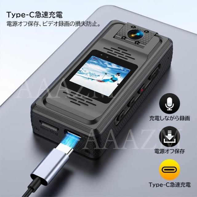アクションカメラ デジカメ Vlog おしゃれ  高画質 水中30M防水 バイク WIFI 動画撮影 手ぶれ補正 マウント スポーツ 超広角 ウェアラブル_10