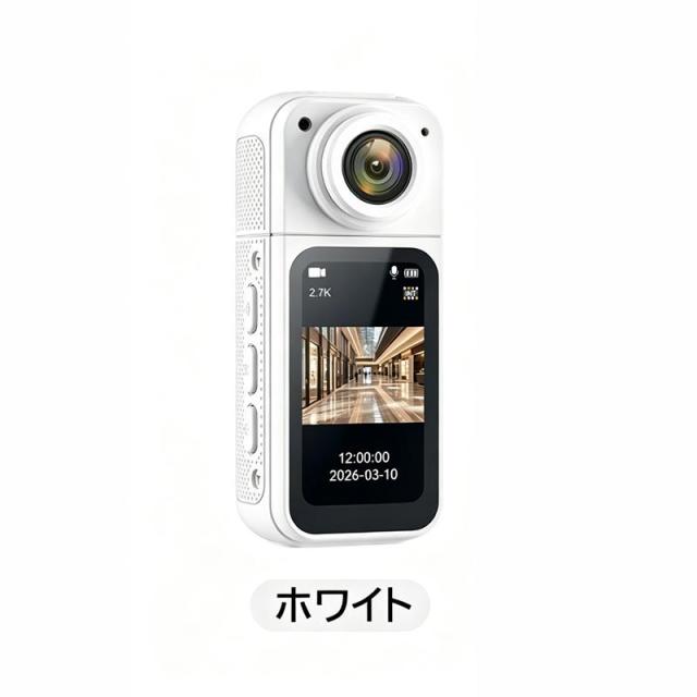 アクションカメラ デジカメ 小型WIFI 2.7K解像度 Vlog ウェアラブル バイク スポーツ ビデオ 動画撮影 記録 高画質 ドライブレコーダー 簡単操作 超広角_1