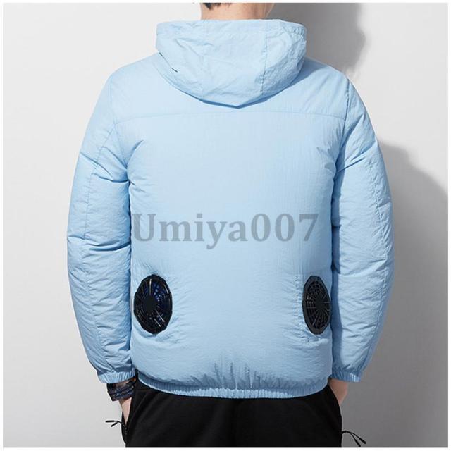 空調作業服 長袖 空調ウェア ファン付き作業服 薄手父の日 メンズ レディース 熱中症対策 屋外作業 3段階強風 冷却服 男女兼用 アウトドア_12