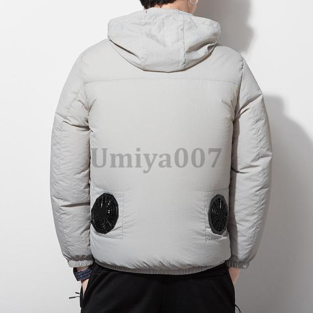 空調作業服 長袖 空調ウェア ファン付き作業服 薄手父の日 メンズ レディース 熱中症対策 屋外作業 3段階強風 冷却服 男女兼用 アウトドア_14