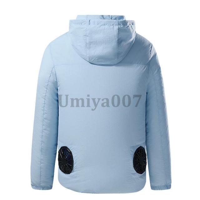 空調作業服 長袖 空調ウェア ファン付き作業服 薄手父の日 メンズ レディース 熱中症対策 屋外作業 3段階強風 冷却服 男女兼用 アウトドア_16