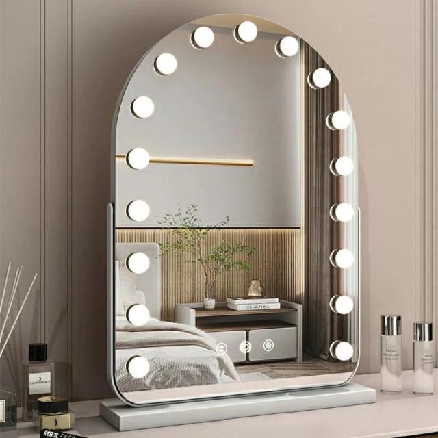 女優ミラー LED 大型 卓上鏡 ライト付きミラー 充電式 おしゃれ 女優 鏡 ライト ミラー 女優ミラー 卓上鏡 ライト付き鏡 ミラー LEDライト付きミラー 化粧鏡