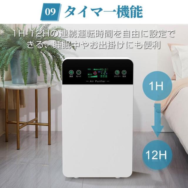 空気清浄機 花粉対策 空気清浄器 uv除菌 35畳 加湿なし 小型 ペット ダニ対策 空気清浄機 コンパクト 空気清浄機 ウイルス対策 黄砂 PM2.5 花粉対策 タバコ ホコリ ニオイ 脱臭 PM2.5 菌 ウイルス 異臭 コンパクト 黄砂 省エネ_12