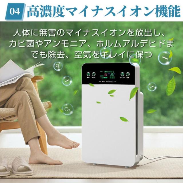 空気清浄機 花粉対策 空気清浄器 uv除菌 35畳 加湿なし 小型 ペット ダニ対策 空気清浄機 コンパクト 空気清浄機 ウイルス対策 黄砂 PM2.5 花粉対策 タバコ ホコリ ニオイ 脱臭 PM2.5 菌 ウイルス 異臭 コンパクト 黄砂 省エネ_7