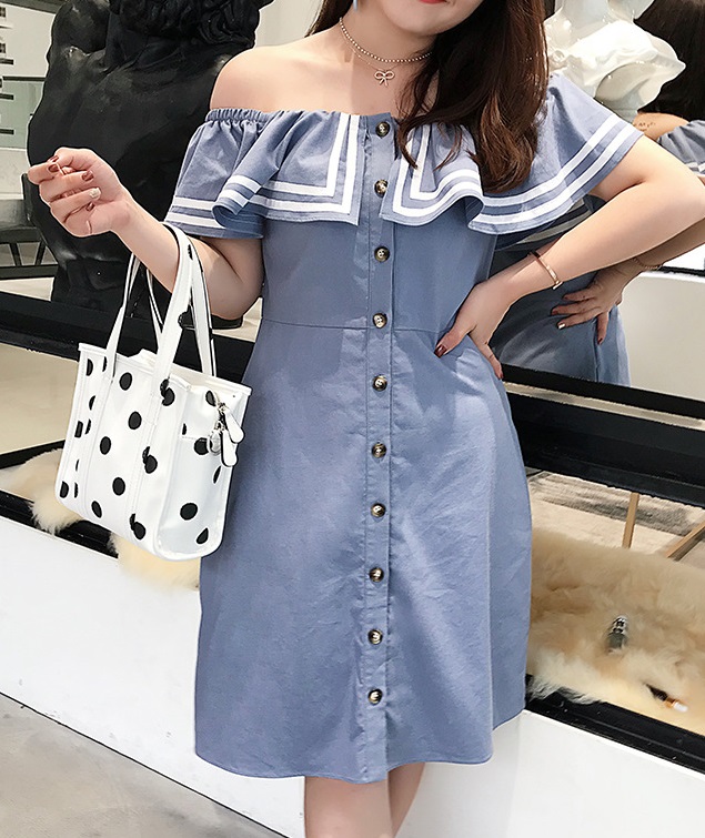 オフショルダーライン入りシャツワンピース ブルー カジュアルワンピ ワンピースカジュアル お呼ばれ ワンピース 春ワンピース 送料無料 の通販はau Pay マーケット Onlythebest