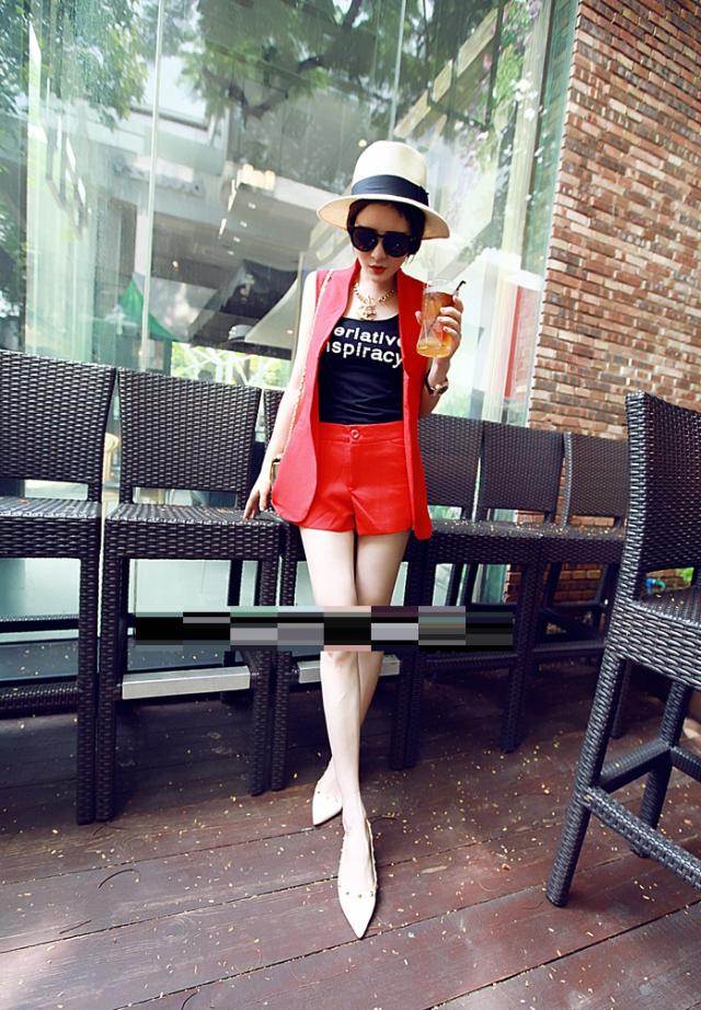 セットアップ レディース 夏 ジャケット セットアップ ３ピース ３点セット レディース ショートパンツ 韓国 ファッション レディース セの通販はwowma Cool Cutie クールキューティ