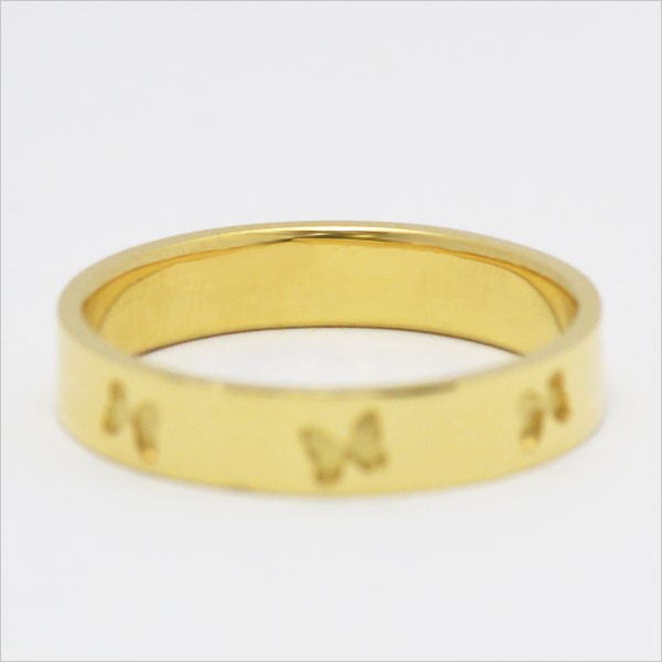 リング 指輪 レディース K18 ゴールド バタフライ 18K 18金 GOLD