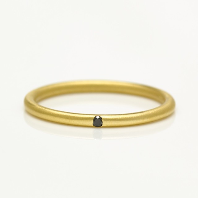 リング 指輪 レディース K18 ゴールド ブラックダイヤモンド コーディネート「nudo」 18K 18金 GOLD 4月誕生石の通販は abmoghatari.ir