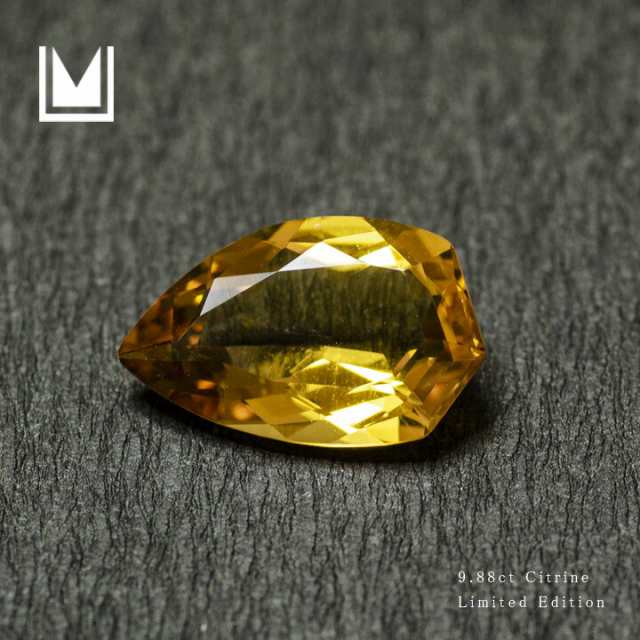 ルース 天然石 シトリン 9.88ct 11月誕生石の通販は 17,600円