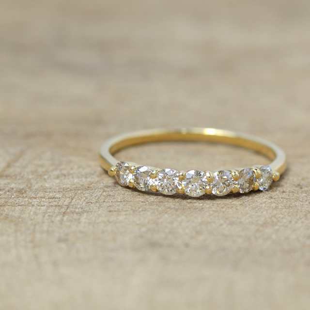 リング 指輪 レディース K18 ゴールド ダイヤモンド0.4ct