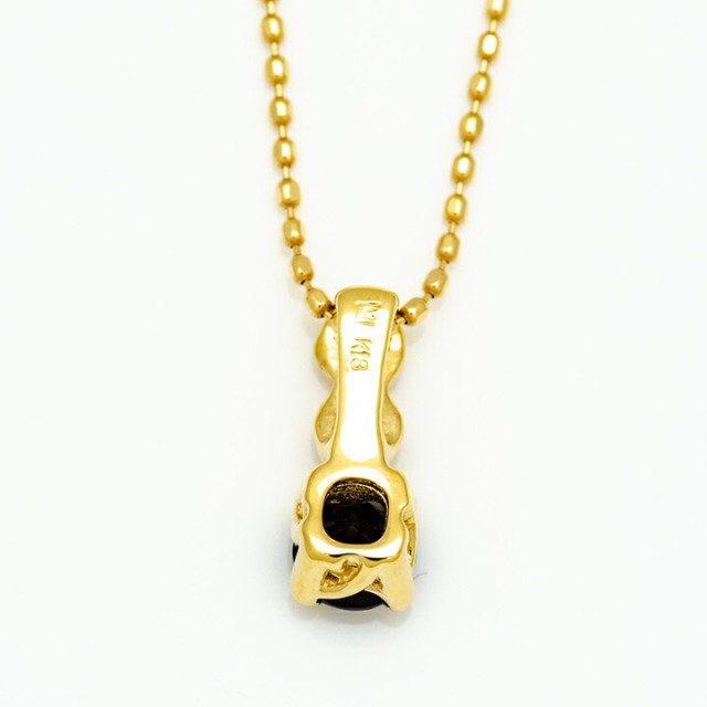 ペンダントトップ K18 ゴールド オニキス バラモチーフ 「rosa」  18K 18金 GOLDの通販は
