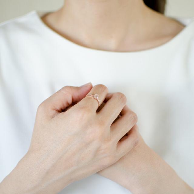 リング 指輪 K10 ゴールド モルガナイト ダイヤモンド プラチナ900・K18選択可 10K 10金 4月誕生石の通販は リング 指輪 K10 ゴールド モルガナイト ダイヤモンド プラチナ900・K18選択可 10K 10金 4月誕生石の通販は