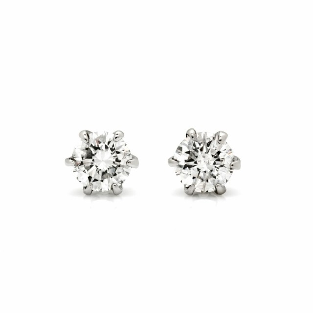 超歓迎】 PT900 プラチナ ダイヤモンド 0.2ct スタッドピアス 4月