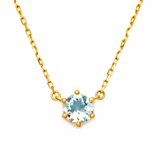 ネックレス レディース K10 ゴールド ブルームーンストーン 「reginetta」 アズキチェーン 10K 10金 GOLD 6月誕生石の通販は