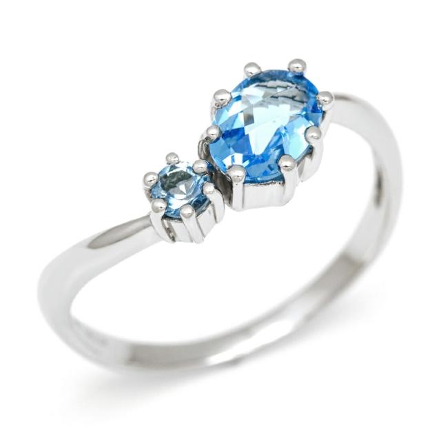 リング 指輪 レディース SV925 シルバー オーシャンクォーツ アイスブルークォーツ SILVERの通販は 5,592円