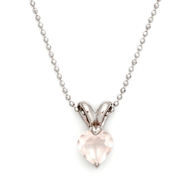 ペンダント レディース SV925 シルバー ローズクォーツ カットボールチェーン レディース SV925 SILVERの通販は