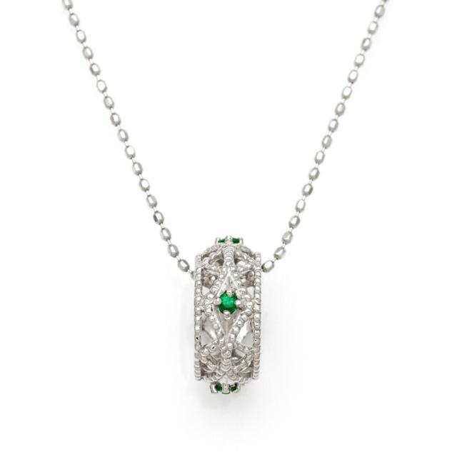 ペンダントトップ レディース K18 ゴールド エメラルド 「cortile」 18K 18金 GOLD 5月誕生石の通販は 28,875円