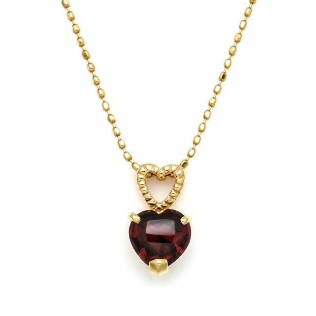 ペンダントトップ レディース K10 ゴールド ガーネット 「tipetto」 10K 10金 GOLD 1月誕生石の通販は