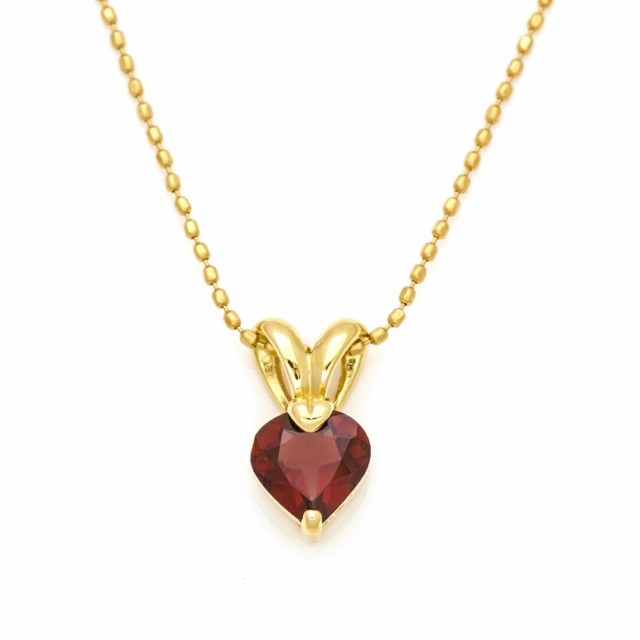 ペンダントトップ レディース K18 ゴールド ガーネット 18K 18金 GOLD 1月誕生石の通販は