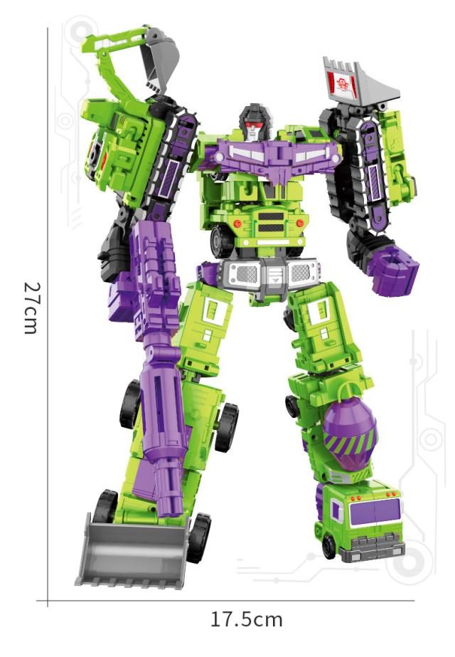トランスフォーマー　デバステーター Devil Saviour Troublemaker G1 Color - 変圧器たち