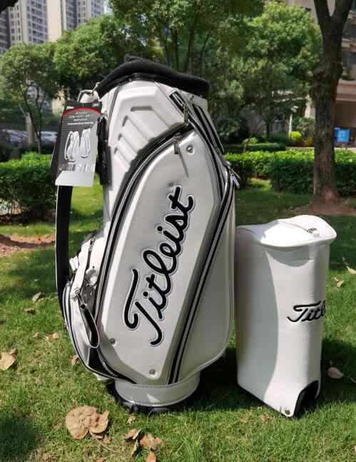 Titleist タイトリスト キャディバッグ ゴルフ用バッグ Golf Bag スポーツ ゴルフバッグ ホワイト ブラック 耐摩耗性 新品