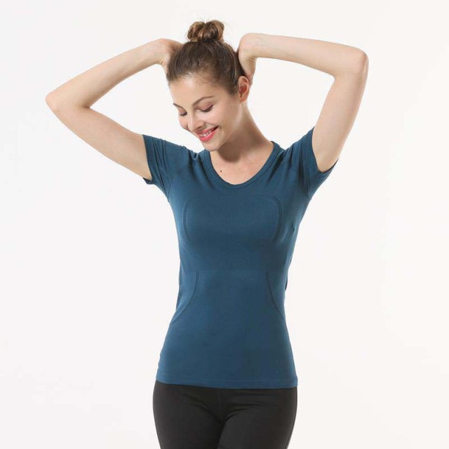 lululemon ルルレモン 女性 ヨガ?ピラティス ヨガウェア 速乾性 ランニング Tシャツ レディース トップス 美背 弾性通気性  スポーツの通販はau PAY マーケット - Chocooto | au PAY マーケット－通販サイト