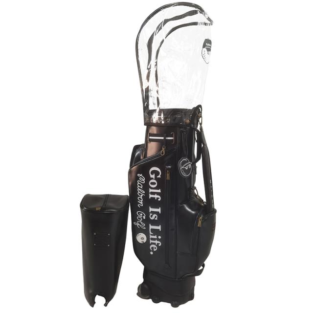 ゴルフバッグ MALBON キャディーバッグ Golf Bag 旅行バッグ 安定感抜群 防水 耐摩耗性 撥水性 9型 超人気 持ち運び容易 ホイール付き PUレーザー 二つの帽子の通販は
