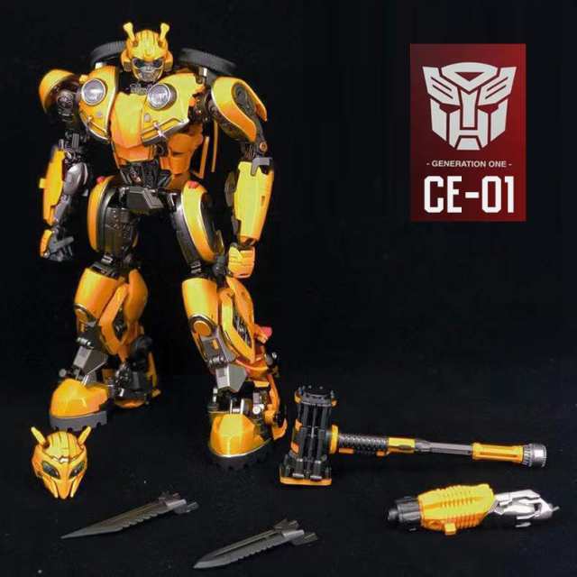 BLACK MAMBA CE-01 Bumblebee Transformers 合金拡大版 バンブルビー 眼/武器 点灯可能 トランスフォーマー