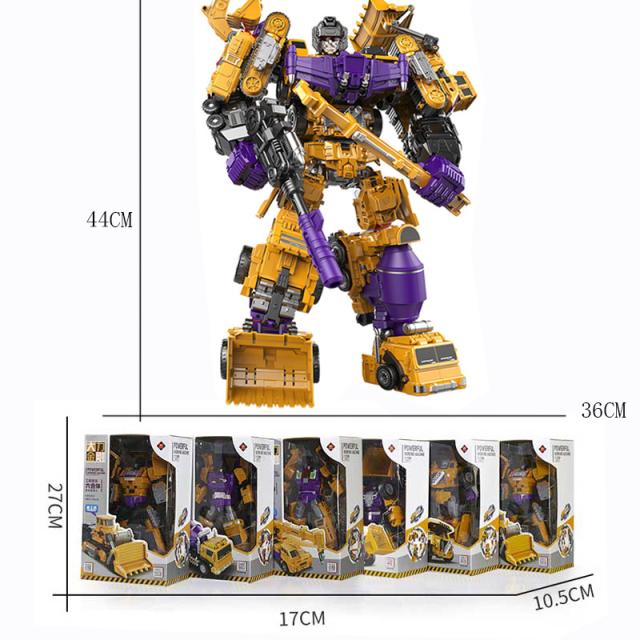 Transformers トランスフォーマー おもちゃ 6IN1 建設車両の通販