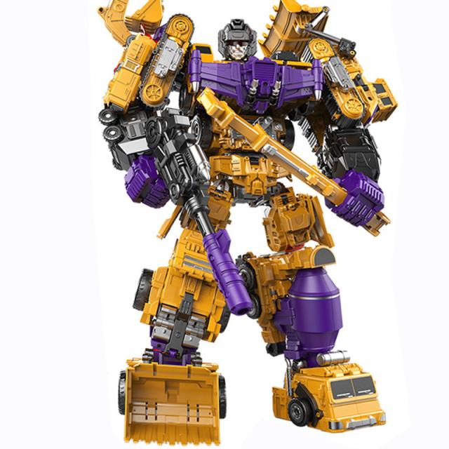トランスフォーマー フィギュアと車両セット Transformers トランスフォーマー おもちゃ 6IN1 建設車両の通販