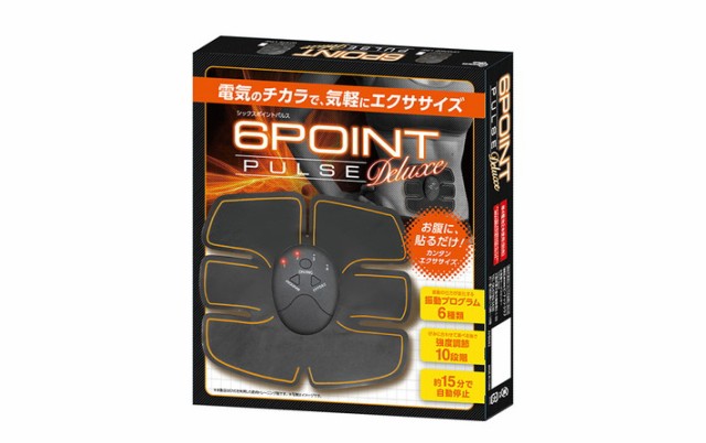 Ems 腹筋 トレーニング 6 Point Pulse オレンジ 貼るだけ 簡単 Abs Fit Ness アブズ フィットネス ダイエット エクササイズ 強度調節 10の通販はau Pay マーケット 雑貨市場 Au Pay マーケット店