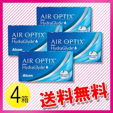 エアオプティクス プラス ハイドラグライド 6枚入×4箱 / 送料無料 / メール便の通販は