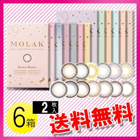 MOLAK マンスリー 2枚入×6箱 / 送料無料 / メール便