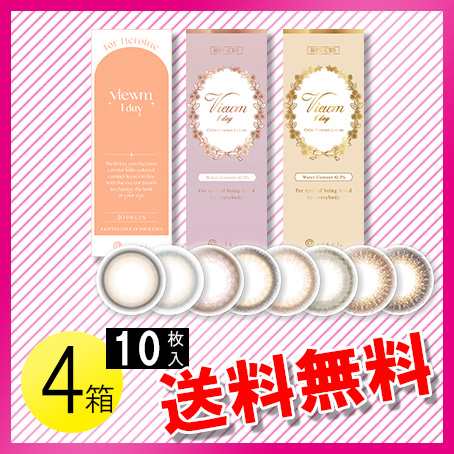 ビュームワンデー 10枚入×4箱 / 送料無料 / メール便の通販は