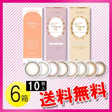 ビュームワンデー 10枚入×6箱 / 送料無料 / メール便