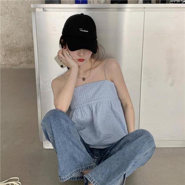 春夏 3カラー F 細めストラップで華奢な印象に 1枚で着ても可愛いキャミソール キャミソール 肩見せ 肩出し セクシー ペプの通販はau Pay マーケット Crispy