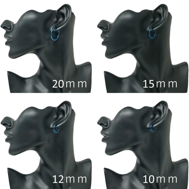 片耳 フープピアス ピアス メンズ レディース リングピアス 18g アレルギーアレルギー対応 ステンレス 大きめ 小さめ 大ぶり 小ぶり 太めの通販はau Pay マーケット Puente