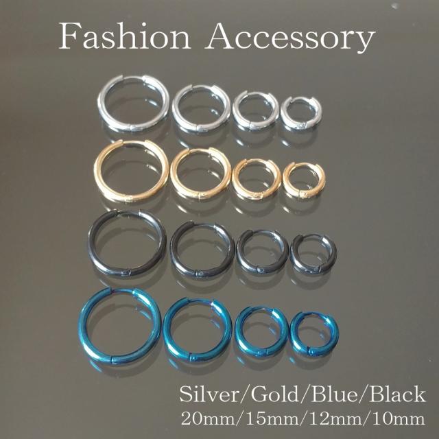 片耳 フープピアス ピアス メンズ レディース リングピアス 18g アレルギーアレルギー対応 ステンレス 大きめ 小さめ 大ぶり 小ぶり 太めの通販はau Pay マーケット Puente