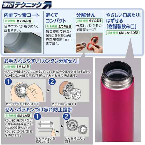 水筒 直飲み 象印 ステンレスマグ 360ml ピンクゴールド Sm Lb36 Npの通販はau Pay マーケット プロの道具屋さん 4 29 5 5ｇｗ休業です