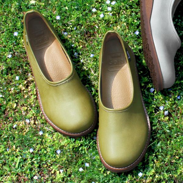 スリッポン レディース 軽量 パンプス バレエシューズ シンプル 靴 日本製 GARDN 【A】の通販は 11,000円