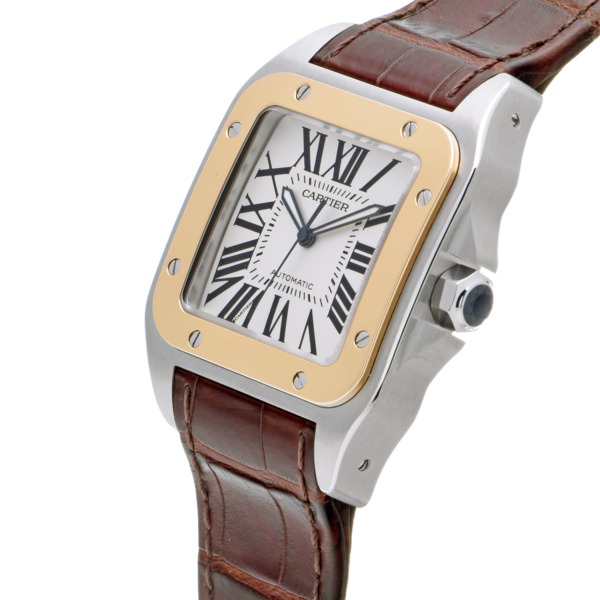 Cartier カルティエ サントス100 Lm W077x7 中古 の通販はau Pay マーケット 一風騎士