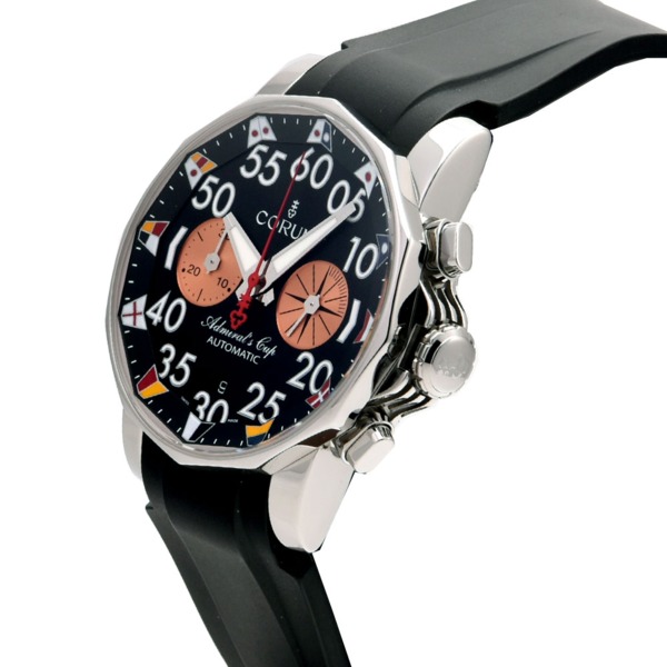 中古 Corum コルム アドミラルズカップ 44 クロノグラフ 985 741 の通販はau Pay マーケット 一風騎士