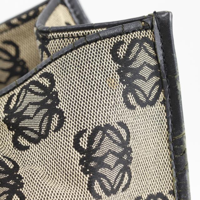 LOEWE ロエベ アナグラム キャンバス グレー トートバッグ ユニセックス 【中古】_12