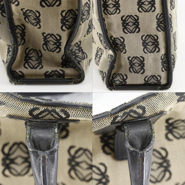 LOEWE ロエベ アナグラム キャンバス グレー トートバッグ ユニセックス 【中古】_14