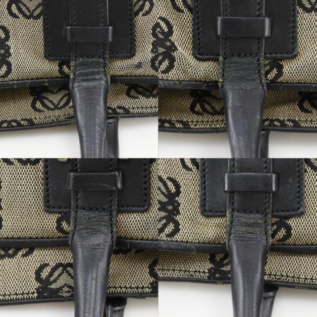 LOEWE ロエベ アナグラム キャンバス グレー トートバッグ ユニセックス 【中古】_15