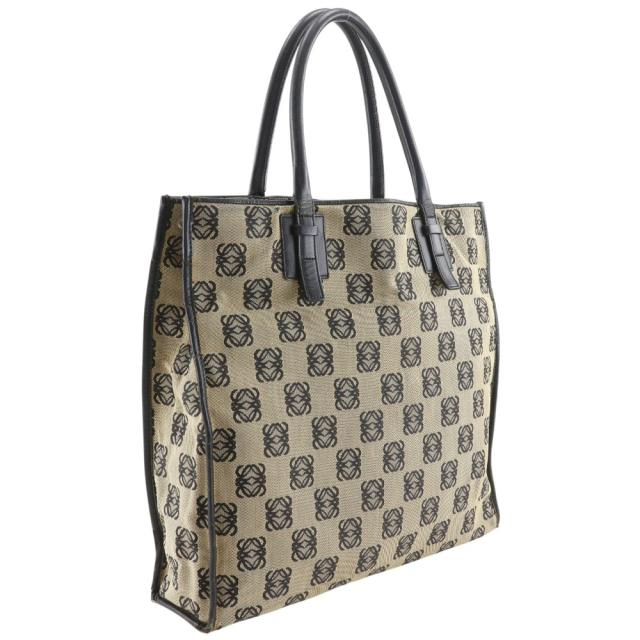 LOEWE ロエベ アナグラム キャンバス グレー トートバッグ ユニセックス 【中古】_2