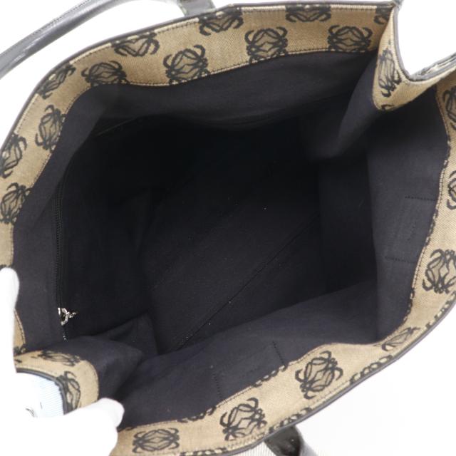 LOEWE ロエベ アナグラム キャンバス グレー トートバッグ ユニセックス 【中古】_5