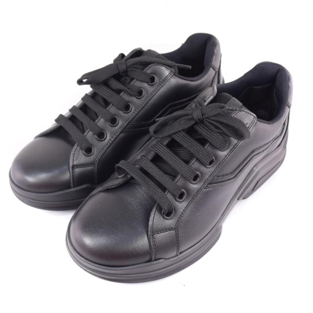Prada プラダ 5 1 2 レザー 黒 スニーカー レディース 中古 ランクnの通販はau Pay マーケット 質にしきの