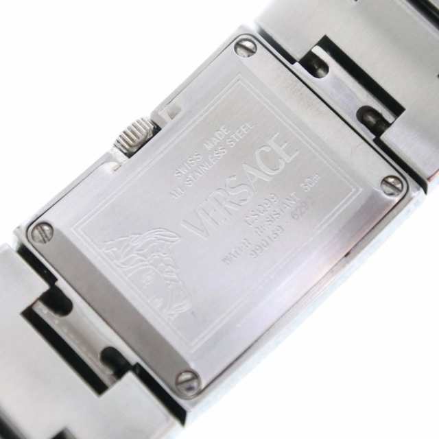 VERSACE ヴェルサーチ ダイヤベゼル バングルウォッチ CSQ99 SS