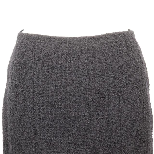 CHANEL シャネル ウール ネイビー スカート レディース 【中古】_1